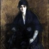 A portrait of a young lady, pastel, 116 x 89 cm, private collection
